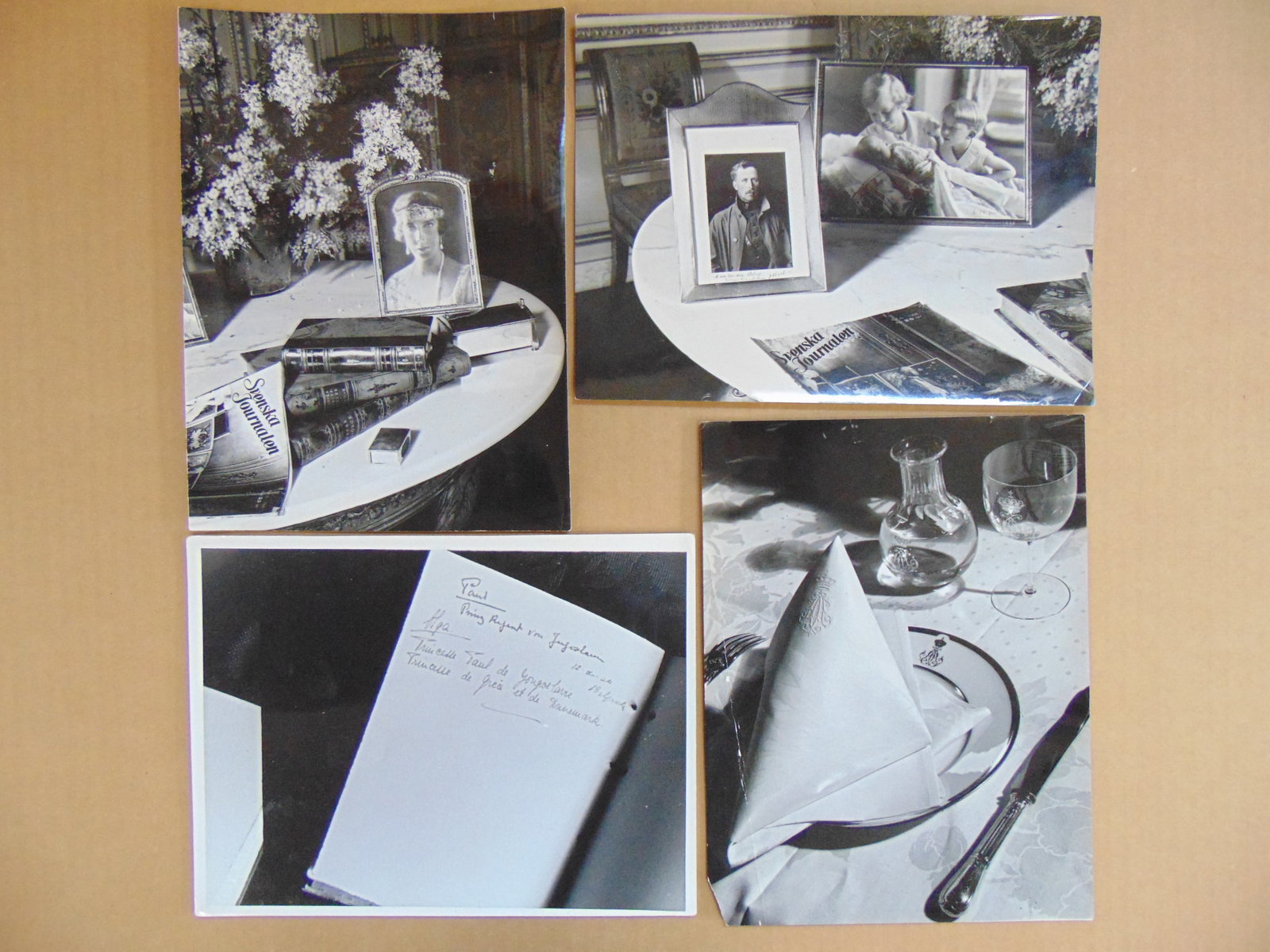 4 photographs attributed to Alfred Eisenstaedt, compositions in regards to household of King Leopold (1 of 8)