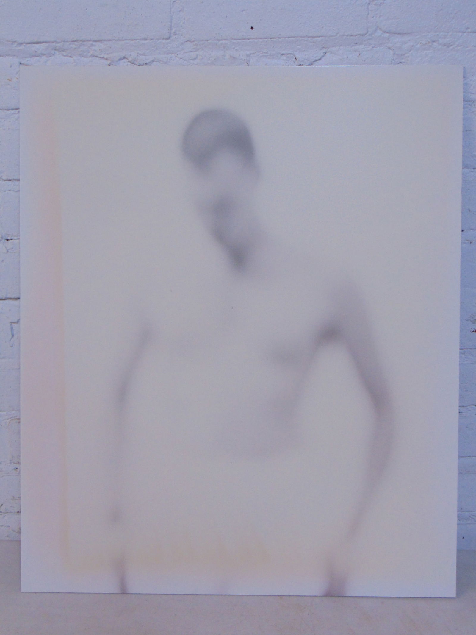 Photo portrait, "Interim Portrait #245, by Bill Jacobson, 1/9/1992. faded out of focus portrait on (1 of 5)