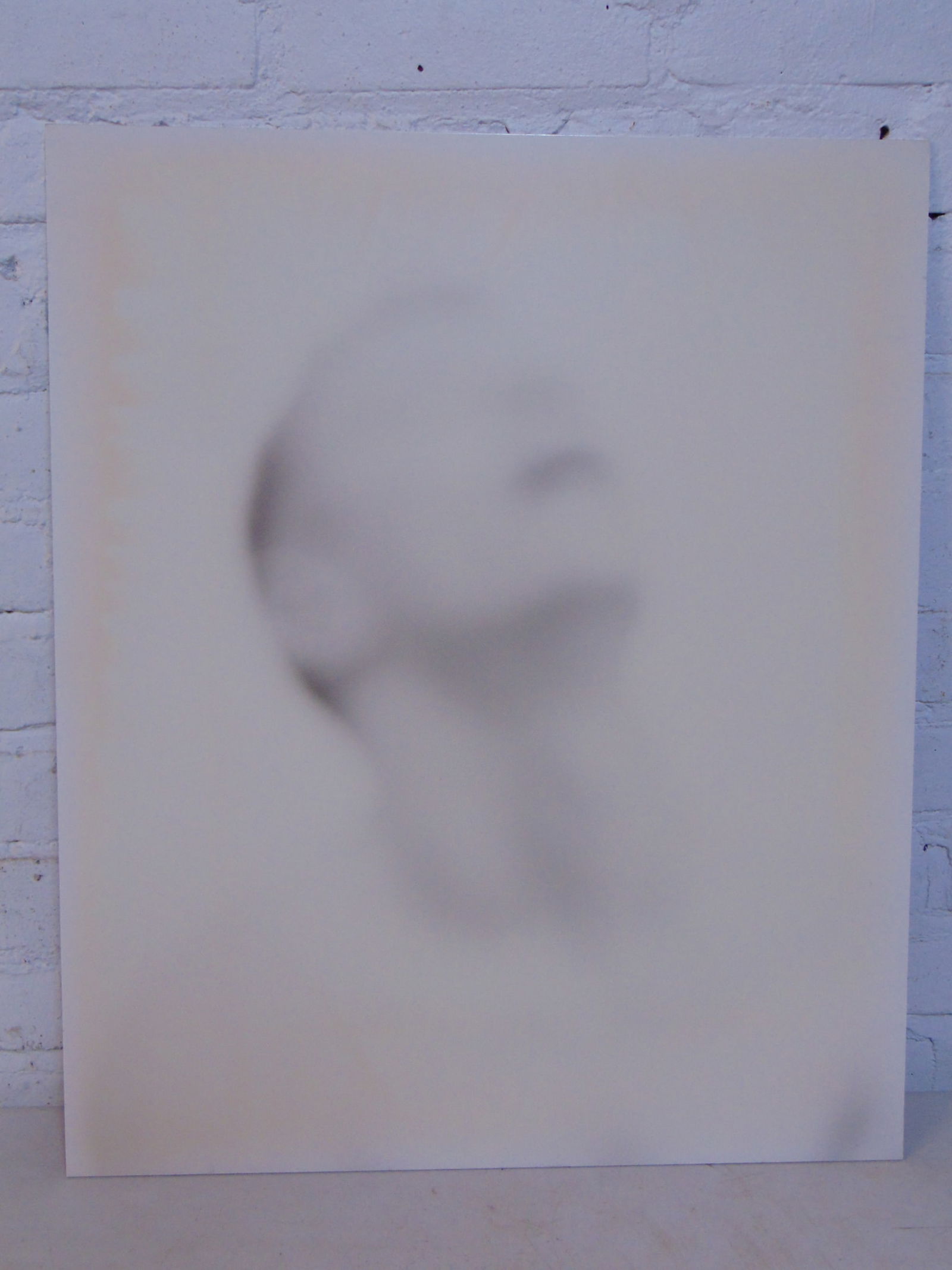 Photo portrait, "Interim Portrait #378, by Bill Jacobson, 1/9/1992. faded out of focus portrait on (1 of 5)