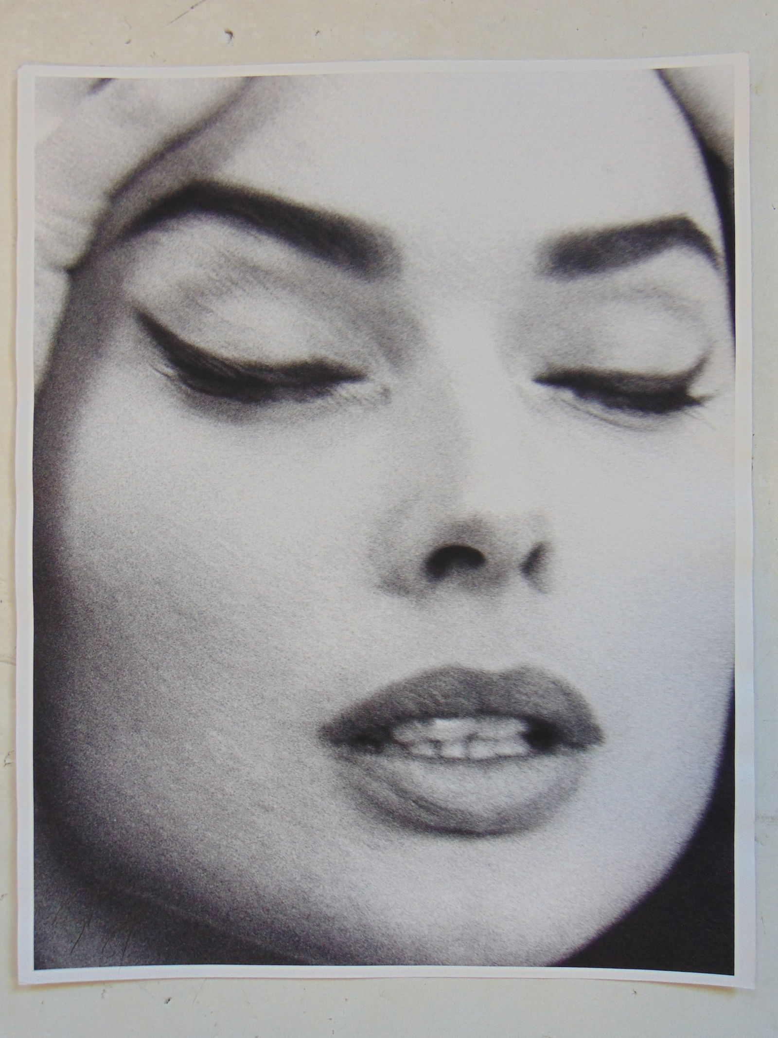 Photograph, Isabella Rossellini by Steven Meisel, signed "S.M. '89", photograph for Vogue Italia (1 of 5)