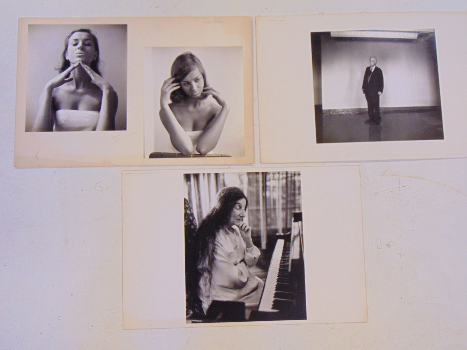 3 photographs by Hermann Landshoff, "Wanda Landowska" 13 1/8" by 10.5"; "Stieglitz" (unpublished) (1 of 7)