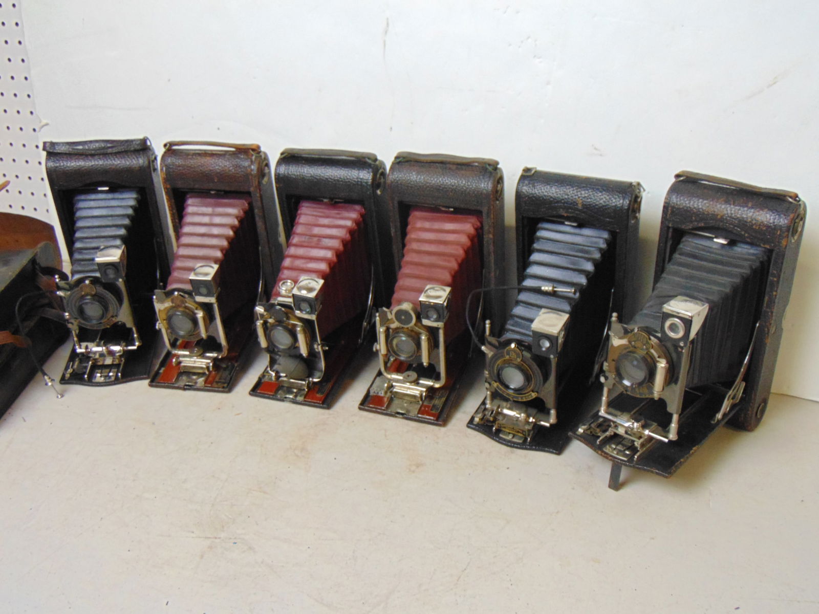 Lot 6 vintage Kodak harmonica , folding cameras (1 of 14)