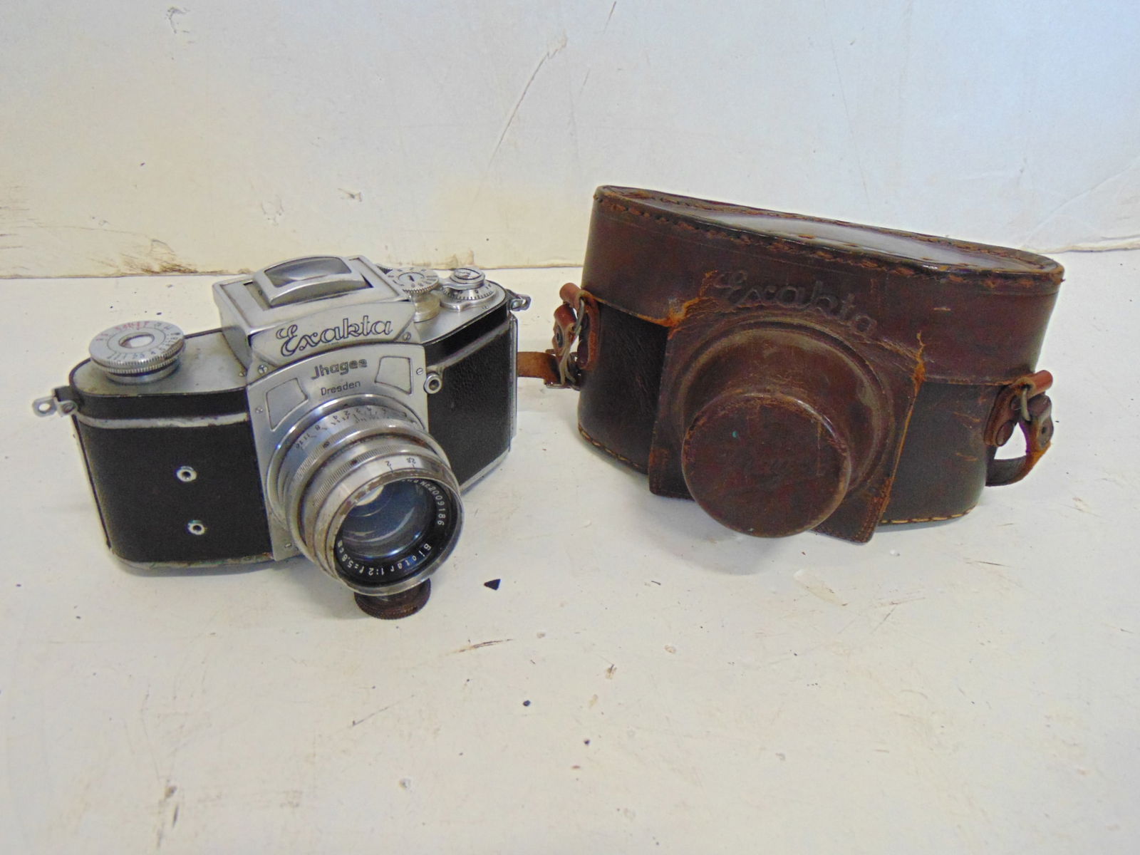 1 EXACTA エキザクタ jhagee dresden tedsar 1:3.5 50m フィルムカメラ