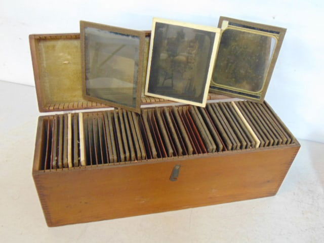 Lot glass negatives, various Jamaica, Kinston pictures, includes people, places, buildings, in wood (1 of 10)