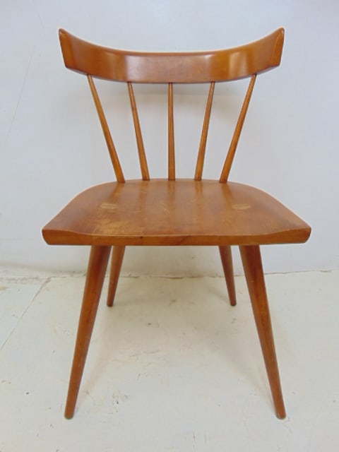 Paul McCobb desk chair, chair is 19.5" wide, 17.5" deep, height is 30.75": Paul McCobb desk chair, chair is 19.5" wide, 17.5" deep, height is 30.75"