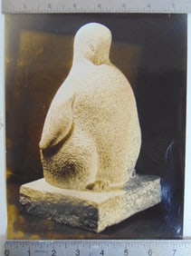Photograph by Soichi Sunami, subject stone carving of penguin by Mark Morrison, photograph is 9.5"
