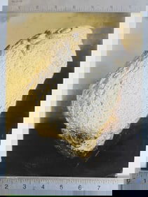 Photograph by Soichi Sunami, subject stone carving "Weather Prophet" by Mark Morrison, photograph is