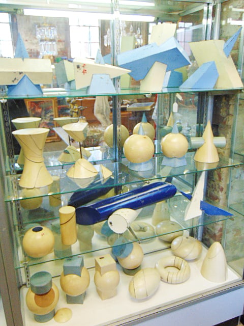 Large collection of University Mathematical Interpenetration models, includes 21 models. (1 of 10)