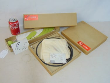 2 mobiles by Chr. Fensted, made in Denmark, in original boxes, "Flowing Rhythm"15.75" by 4" by 1.5"