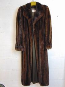Mink coat by Up-To-Date, 50" long