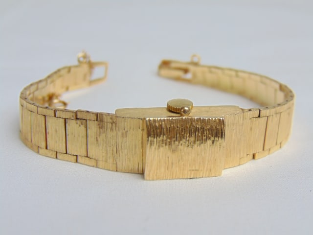 Jewelry. Vintage Progress 14kt wrist watch 17 jewel, 22.45 grams (1 of 4)