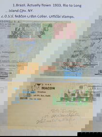 Zeppelin covers, rare Condor-Zeppelin cover with Zeppelin marks, actually flown on the Zeppelin in