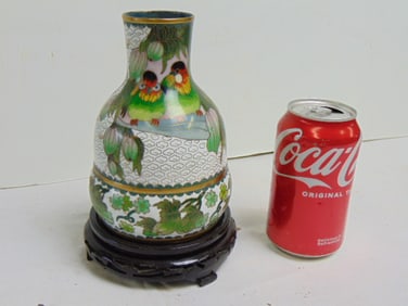 Cloisonne vase