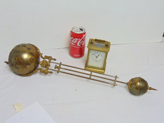 Carriage clock and swing clock missing statue (1 of 7)