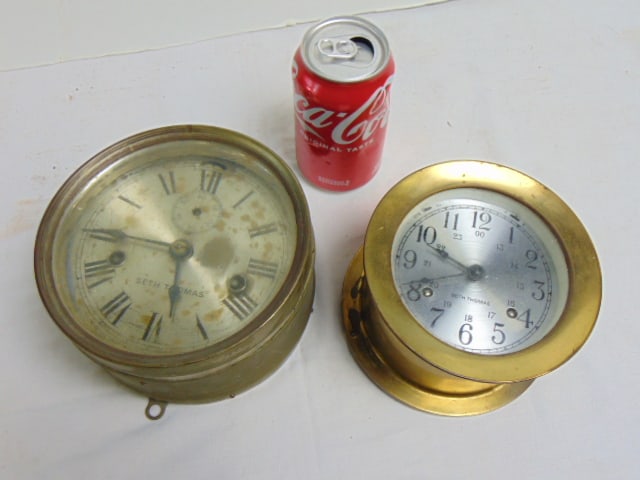 2 Seth Thomas ships clocks (1 of 2)