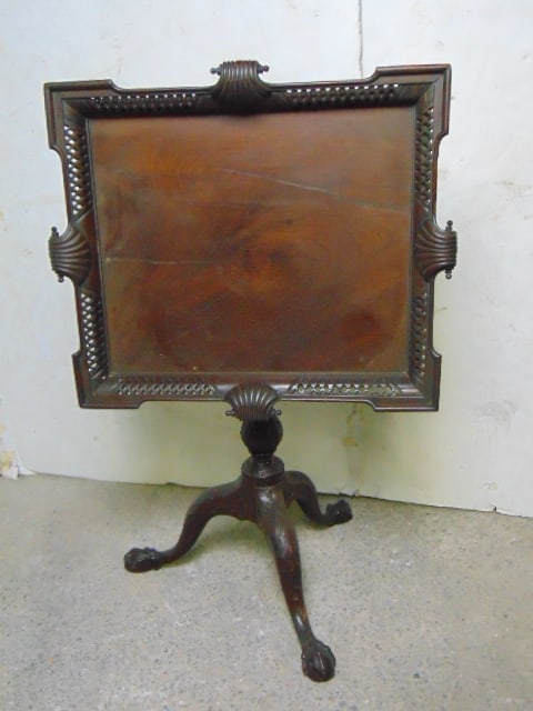 Tray top tilt top table: Tray top tilt top table