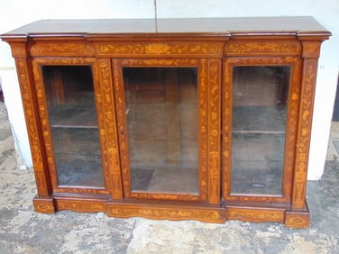 Inlaid credenza or bookcase, Dutch marquetry