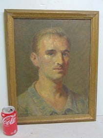 Oil portrait of a man