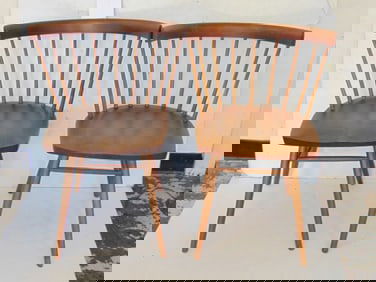 Pair of Nakashima for Knoll chairs