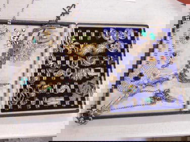 Lot of sterling jewelry and costume