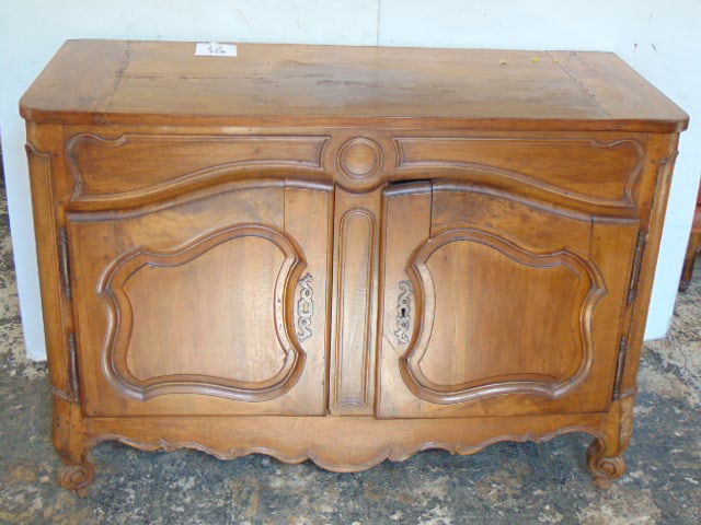 French provincial cabinet, sideboard, antique (1 of 2)