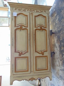 Large armoire or cabinet, Baker Milling Road Furniture, pickled