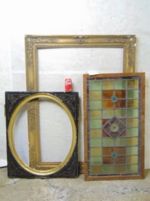 2 Frames and a leaded window