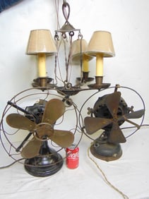 2 fans & one fixture