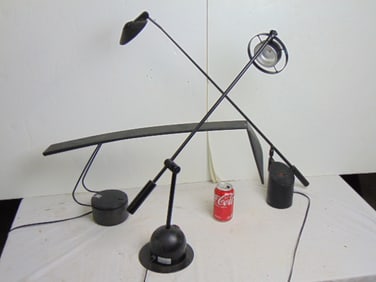 3 modern lamps including "Dove Lamp" by Mario Barbaglia