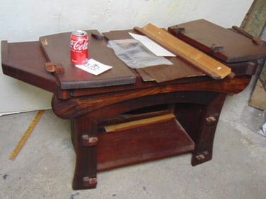 Arts & crafts style cabinet, as is
