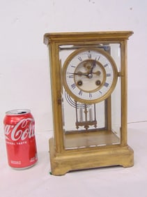 Crystal regulator with mercury filled glass weight