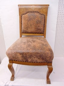 Inlaid side chair