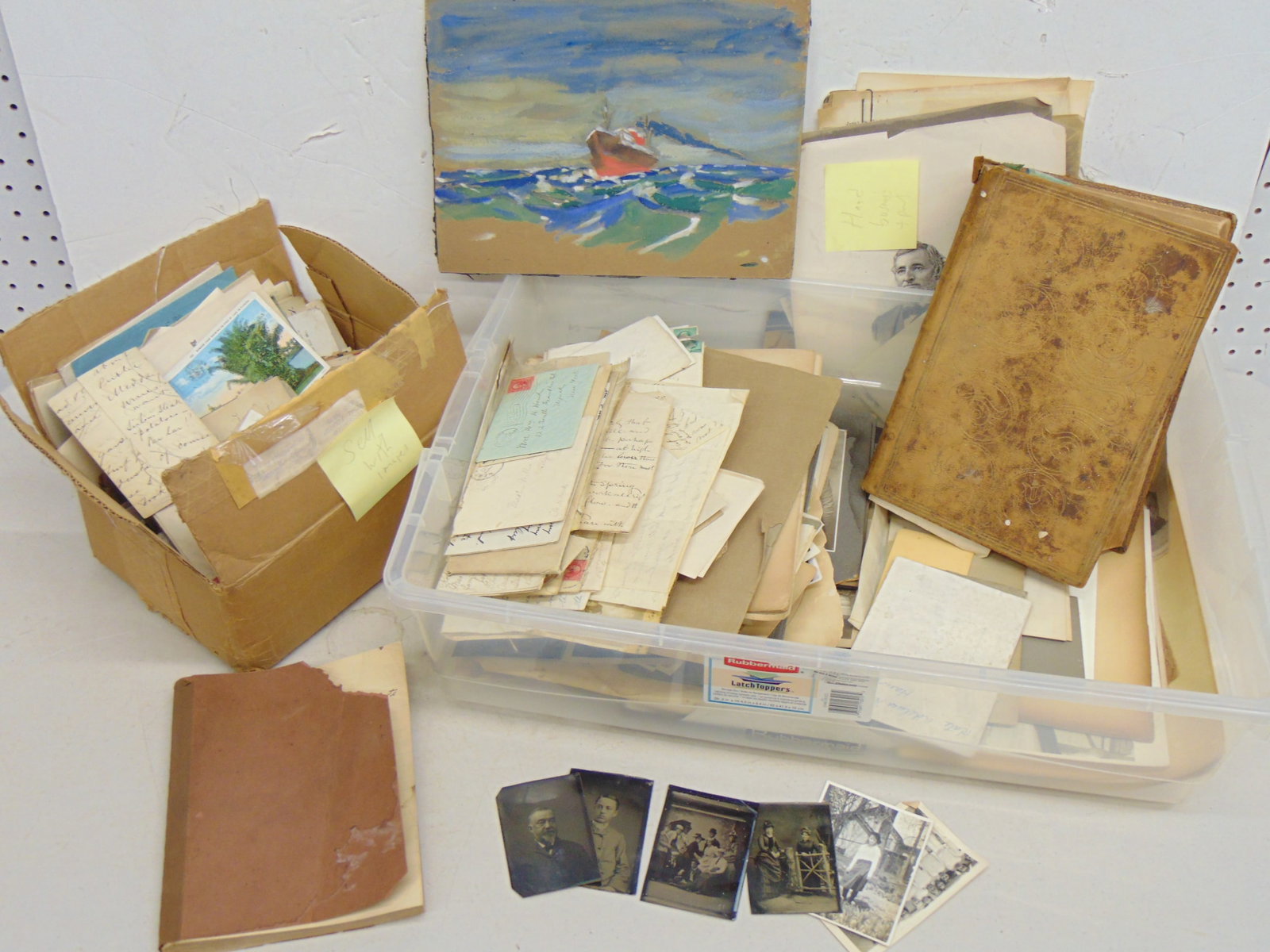 Large lot 19th Century ephemera, images & correspondence from Hand Family, Nyack, New York.: Large lot 19th Century ephemera, images & correspondence from Hand Family, Nyack, New York.