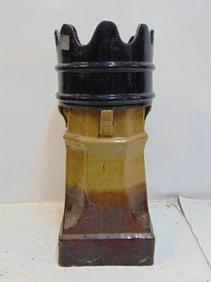 Jardiniere, glazed terracotta, pottery, 28 1/2" height