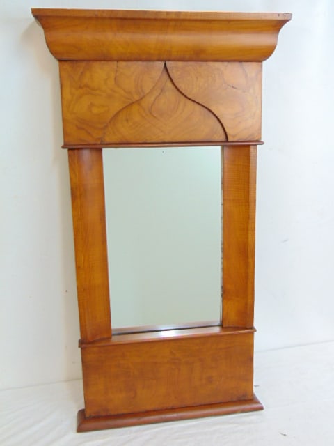Biedermeier mirror, height is 34.25", width is 19.5" (1 of 4)