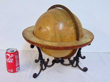 The Franklin Terrestrial Globe, with Geographical Divisions & Political Boundaries, by H.B. Nims &