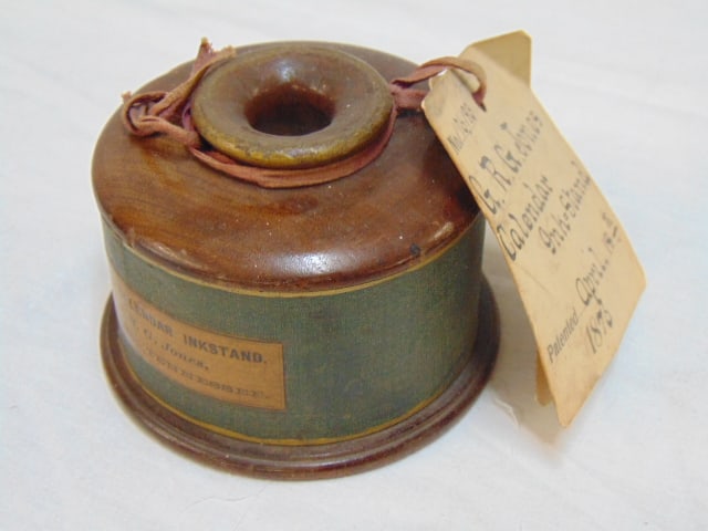 Patent Model, Calendar Ink-Stand, Patent Number 176183, by G.R.G. Jones, April 18th 1876 (1 of 5)