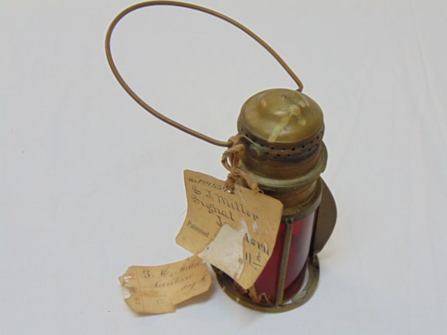 Patent Model, Signal Lantern, Patent Number 144554, by S.J. Miller, May 1873 (1 of 4)