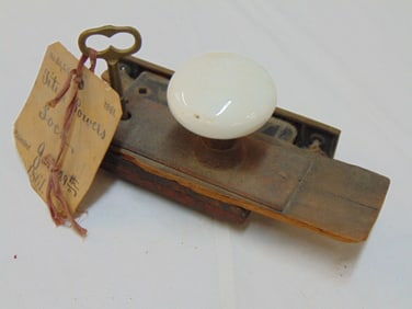Patent Model, "Lock", by Titus Powers, Patent Number 31258, January 29th 1861