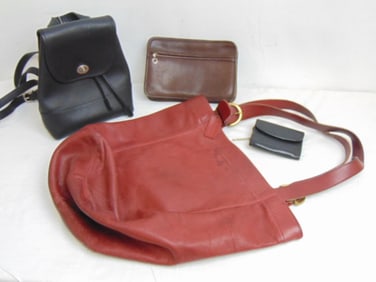 Vintage 4pc Coach handbags & wallet