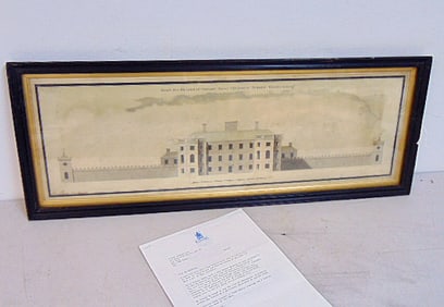 Architectural drawing by John Baxter, architect, Edin. 1796, "South East Elevation of Gartmore
