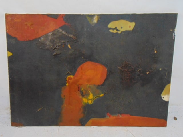 Painting, abstract, by Bob Boernstein, oil on canvas, 39" by 50": Painting, abstract, by Bob Boernstein, oil on canvas, 39" by 50"