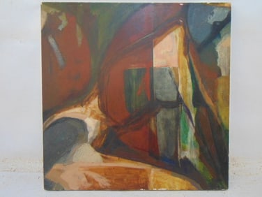 Painting, abstract , by Bob Boernstein, oil on canvas, 36" by 36"