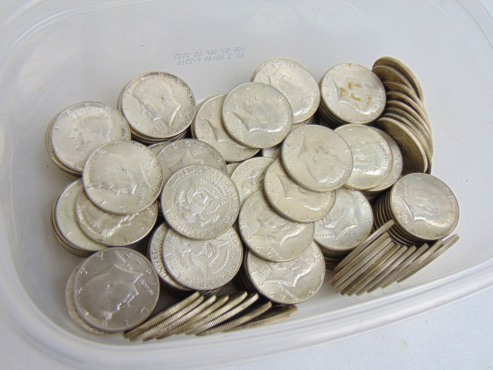 183 Kennedy 1/2 dollars, dated 1965-1970, 40% silver (1 of 2)