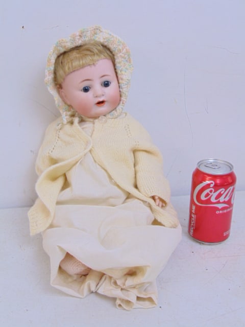 C.M. Bergman doll, porcelain head, composite body, "Spezial", 17": C.M. Bergman doll, porcelain head, composite body, "Spezial", 17"