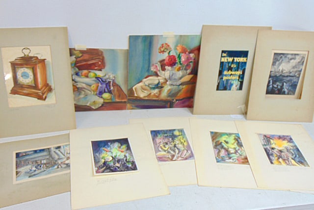 Lot of art by Charles Yeiser including advertisements, illustration & assorted art, watercolors: Lot of art by Charles Yeiser including advertisements, illustration & assorted art, watercolors