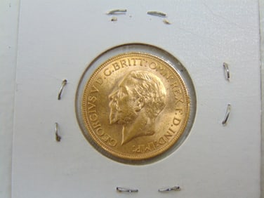 GOLD COIN 1931 British Sovereign coin 8 grams.