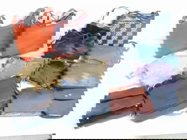 14 handbags / purses to include Dooney & Bourke; DKNY; more