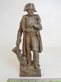 Bronze figure of Napoleon Bonaparte, signed B. Rigault, 12" tall
