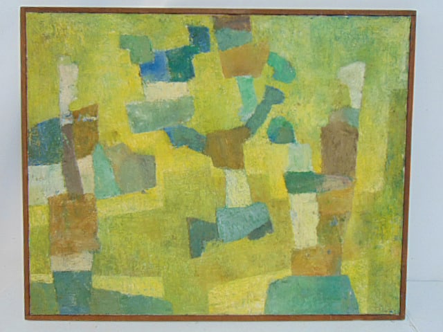 Painting, "Family with Acrobats", signed Sklar, oil on canvas, in abstract style, canvas ism 24" by: Painting, "Family with Acrobats", signed Sklar, oil on canvas, in abstract style, canvas ism 24" by 30"